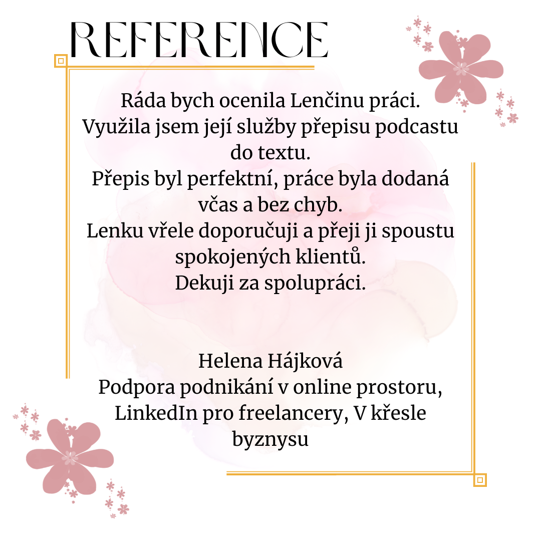 Podnikání Lenaste (1)